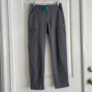 Women's FIGS Yola Straight Leg Scrub Pants Graphite XS